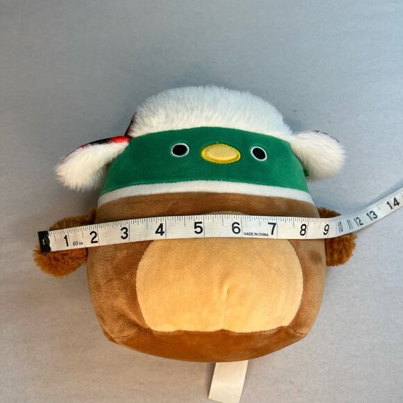 Squishmallow Avery Mallard Duck Winter Trapper Hat Christmas Plush - Picture 10 of 11